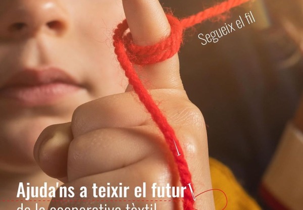 Ajuda’ns a teixir el futur de la cooperativa tèxtil més antiga de Catalunya!'s header image