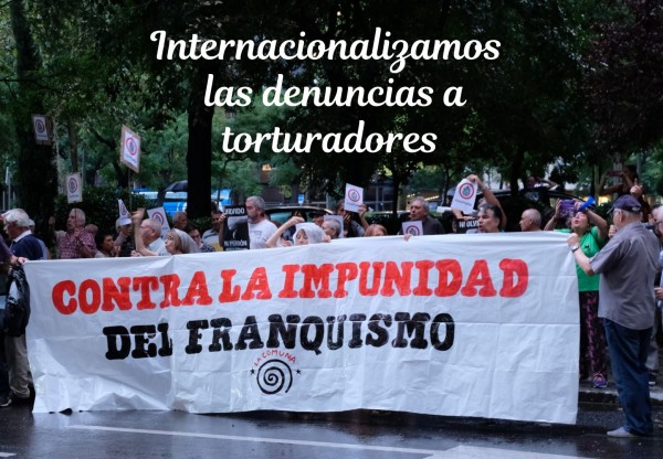 Imagen de cabecera de Internacionalizamos las denuncias a torturadores